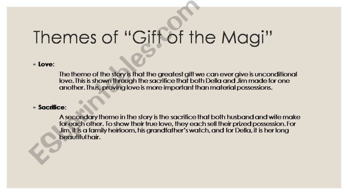 Plot diagram of the gift of the magi