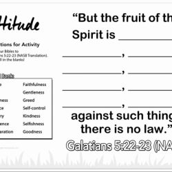 Fruit of the spirit quiz for adults