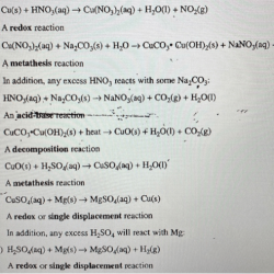 No2 nitric h2o formed transcribed