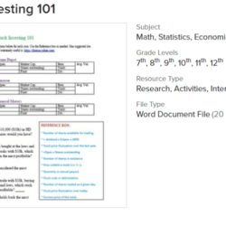 Netflix explained the stock market worksheet